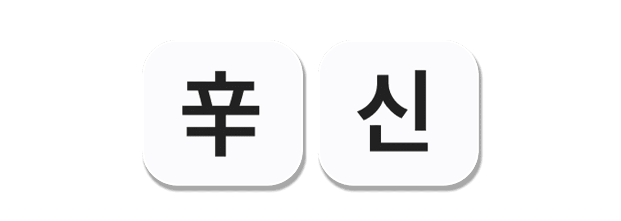 천간 신금